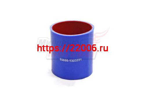Патрубок интеркулера КРАЗ силикон.,синий,армир. L100мм,d80мм. (HH055) Патрубок интеркулера КРАЗ силикон.,синий,армир. L100мм,d80мм. (HH055)