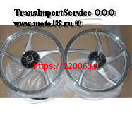 Обод 17" задний литой, барабан. тормоз 1,6-17 Альфа, FLASH серебристый (5 С-луч) (НАБОР) Обод 17" задний литой, барабан. тормоз 1,6-17 Альфа, FLASH серебристый (5 С-луч) (НАБОР)