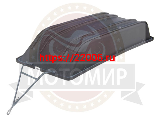 Сани волокуши снегоходные 1450 с накладками, демпфером (1500х710х260) фото 2