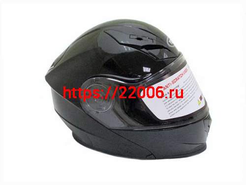 Мотошлем YM-927 черный (XL) Мотошлем YM-927 черный (XL)