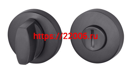 Ручка Armadillo (Армадилло) поворотная BK6.R.URB52 (WC-BOLT BK6/URB) BPVD-77 вороненый никель