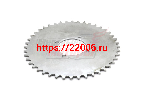 Звезда ведомая 44z F50,F80,NR50,NR80,T100,72(8P) (4 отверстия)