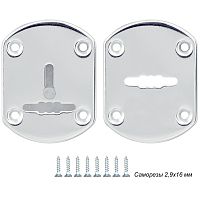 Декоративная Punto (Пунто) накладка ESC021-SS (нержавейка) на сув. замок (1 пара)