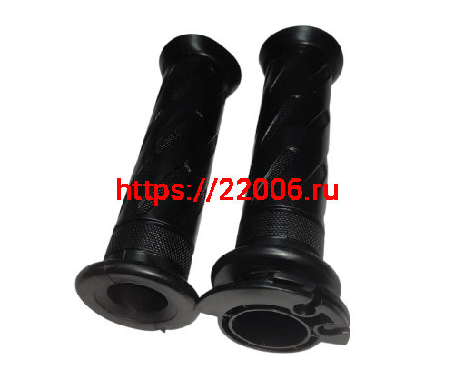 Ручка руля правая (газа) DESTRA 250 в сборе (с резинкой) + ручка левая (резинка) фото 2 Ручка руля правая (газа) DESTRA 250 в сборе (с резинкой) + ручка левая (резинка) фото 2