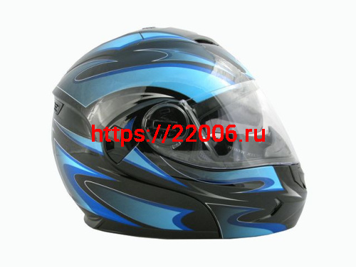 Мотошлем THH T-797 №2 black/blue (L)