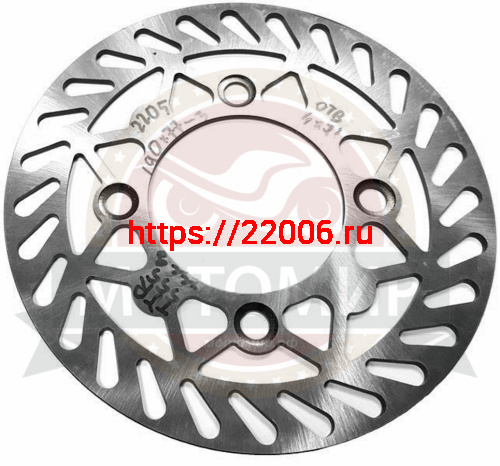 Диск тормозной задний (190х77х3) (отв: 4х71) TTR125 Диск тормозной задний (190х77х3) (отв: 4х71) TTR125