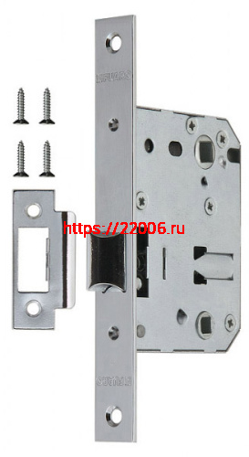 Защелка Fuaro (Фуаро) врезная METF72-50 (F72-50) CP хром Защелка Fuaro (Фуаро) врезная METF72-50 (F72-50) CP хром