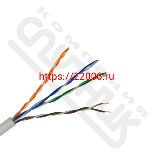 Кабель DIVISAT (С) UTP 4PR 24AWG Cu CAT 5e, PVC (0.51) 305м