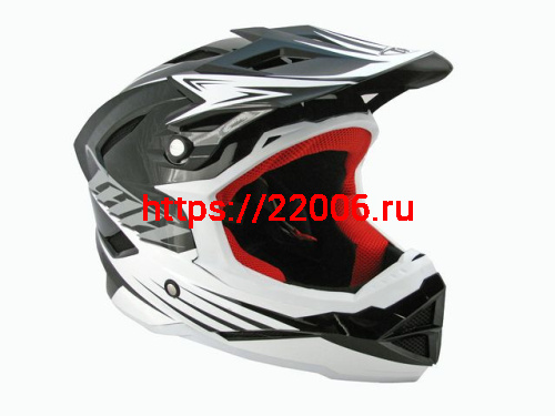 Мотошлем THH T-42 №2 white/black (M) Мотошлем THH T-42 №2 white/black (M)