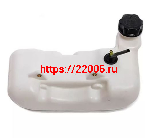 Бензобак в (бак топливный) сборе для триммера 43-52 см3, типа Carver 043M, 052M,  043MS,052MS