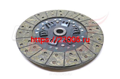 Диск сцепления ведомый BAW 1065, FAW 1031, 1041, 1051 D=300 Z-24, тонкий вал (1601210AY01) фото 2 Диск сцепления ведомый BAW 1065, FAW 1031, 1041, 1051 D=300 Z-24, тонкий вал (1601210AY01) фото 2