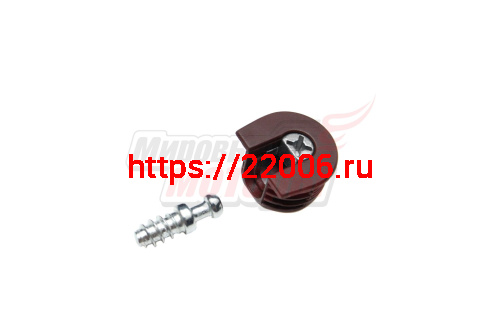 Эксцентрик рафикс (H=12.5) PT2012-01 пластик коричневый, эксцентрик белый цинк Эксцентрик рафикс (H=12.5) PT2012-01 пластик коричневый, эксцентрик белый цинк