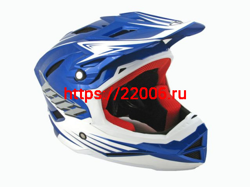 Мотошлем THH T-42 №2 blue/white (L)