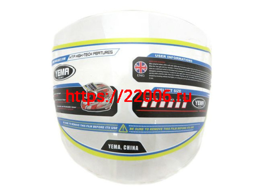 Стекло для мотошлема 616 прозрачное