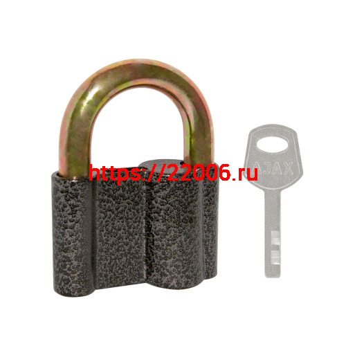 Замок Ajax (Аякс) навесной PD-4080 (PD-40-80) 3 fin key Замок Ajax (Аякс) навесной PD-4080 (PD-40-80) 3 fin key