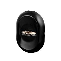 Накладка Fuaro (Фуаро) на сувальдный замок ESC.S-auto/CRE/OV.13 (ESC-13S) с автомат. шторками BL черный (1шт.)