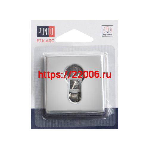 Накладка Punto (Пунто) под цилиндр ET.K.ARC.Q52 (ET ARC) CP-8 хром фото 2