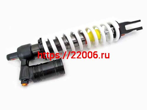 Амортизатор 460мм задний с вынос. резервуаром, с подкачкой, регулировкой отбоя, d-10/10мм ухо/вилка Амортизатор 460мм задний с вынос. резервуаром, с подкачкой, регулировкой отбоя, d-10/10мм ухо/вилка