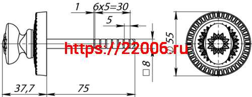 Ручка Armadillo (Армадилло) поворотная BKW8.R.CL55 (BKW8/CL) OB-13 античная бронза фото 2 Ручка Armadillo (Армадилло) поворотная BKW8.R.CL55 (BKW8/CL) OB-13 античная бронза фото 2