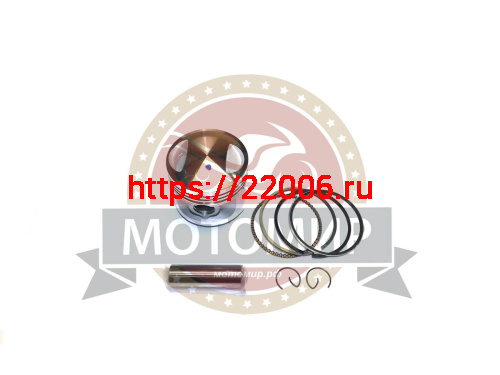 Поршень 56,50 мм 4 такт. 156/157FMI Хантер (CG/CB125D) 150см3 (кольца, палец, стопорн. кольца) STD Поршень 56,50 мм 4 такт. 156/157FMI Хантер (CG/CB125D) 150см3 (кольца, палец, стопорн. кольца) STD