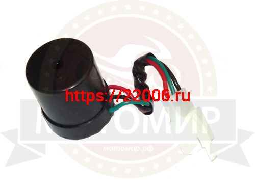 Реле поворотов 3 конт. штекер, 4 х такт скутер 139QMB, 152QMI, 157QMJ, провод., звуковое