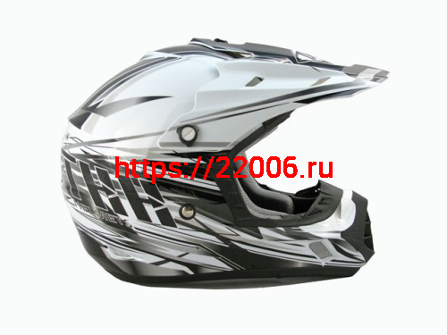 Мотошлем THH TX-12 №14 white/silver (L) детский Мотошлем THH TX-12 №14 white/silver (L) детский