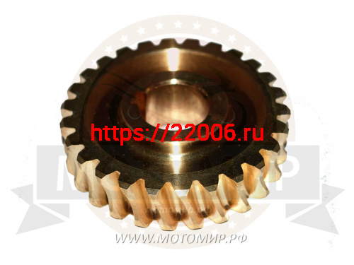 Шестерня червячного редуктора снегоуборочной л.с. машины 26 зуб. D22