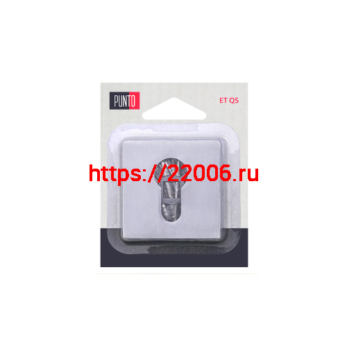 Накладка Punto (Пунто) под цилиндр LM/A ET.K.QS52 SSC-16 сатинированный хром