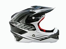 Мотошлем THH T-42 №2 black/white (L)