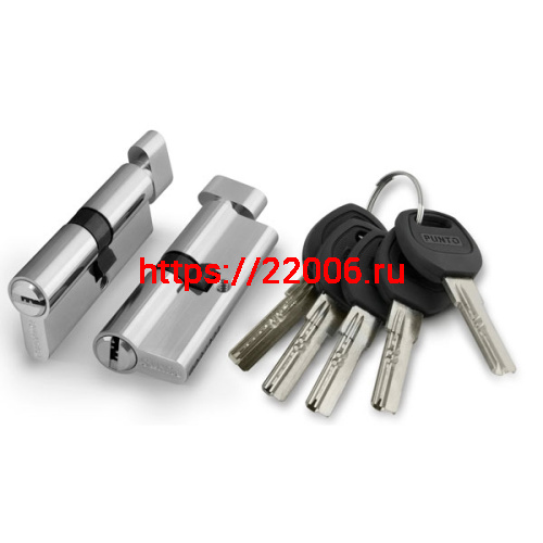 Цилиндровый Punto (Пунто) механизм (A202/90) A2002Knob90(50+10+30) с вертушкой SN никель Цилиндровый Punto (Пунто) механизм (A202/90) A2002Knob90(50+10+30) с вертушкой SN никель