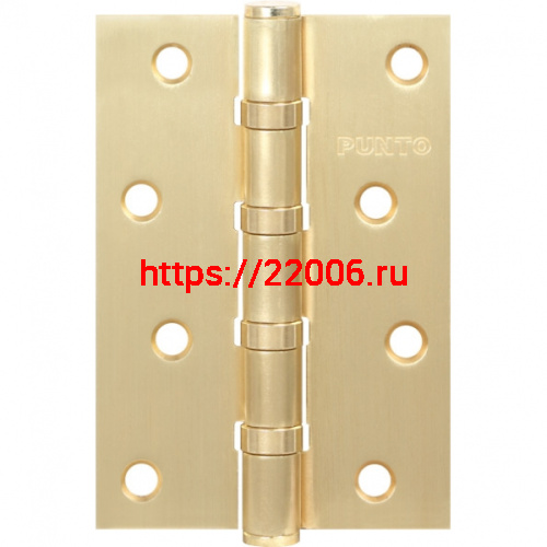 Петля Punto (Пунто) универсальная IN4100U-HD PB (4B/HD 100х70х2.5) латунь ПОДВЕС