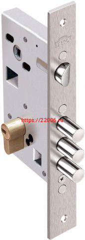 Корпус Elbor (Эльбор) врезного замка с защёлкой Кремень 1.03.25 /01504/ Корпус Elbor (Эльбор) врезного замка с защёлкой Кремень 1.03.25 /01504/