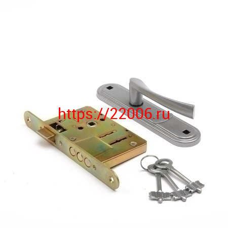 Замок Zenit (Зенит) врезной сувальдный с защёлкой в комплекте с ручкой ЗВ9-4-2 (бриллиант), 3кл. Замок Zenit (Зенит) врезной сувальдный с защёлкой в комплекте с ручкой ЗВ9-4-2 (бриллиант), 3кл.
