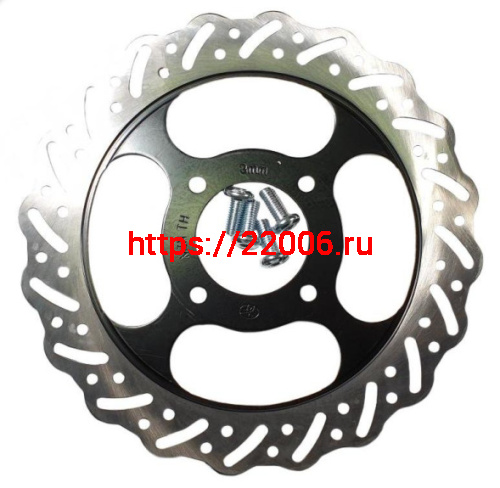 Диск тормозной передний (240x58x3) (отв: 4x57) TTR250a,TTR250Sa Диск тормозной передний (240x58x3) (отв: 4x57) TTR250a,TTR250Sa