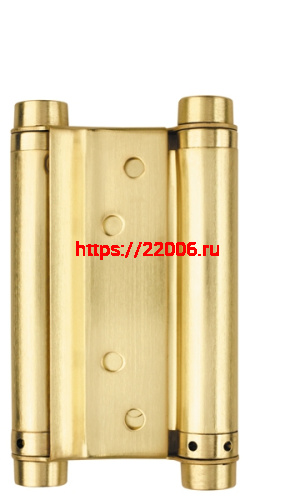 Петля Armadillo (Армадилло) пружинная двусторонняя BH470SS (100*70*1.5) SG (DAS SS 201-4") мат. золото Петля Armadillo (Армадилло) пружинная двусторонняя BH470SS (100*70*1.5) SG (DAS SS 201-4") мат. золото