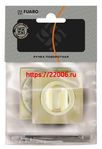 Ручка Fuaro (Фуаро) поворотная BK6.K.KM52 (BK6 KM) AB/GP-7 бронза/золото фото 2 Ручка Fuaro (Фуаро) поворотная BK6.K.KM52 (BK6 KM) AB/GP-7 бронза/золото фото 2