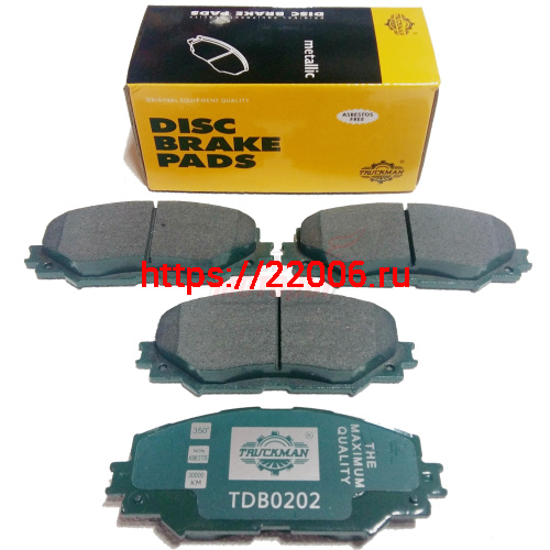 Колодки торм. перед. (TDB0202) Toyota Auris 07-, Corolla 02-,  05-, Verso S 10- Akebo