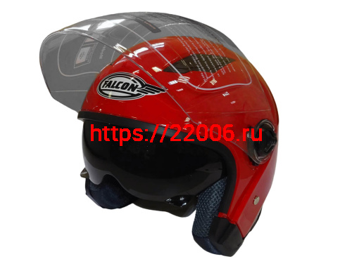 Шлем открытый FALCON XZH208 (Колобок) с забралом, размер XL фото 3 Шлем открытый FALCON XZH208 (Колобок) с забралом, размер XL фото 3