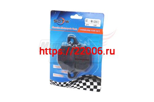 Колодки тормозные дисковые TTR250Rb, GR (зад.), VR-1 (перед.)