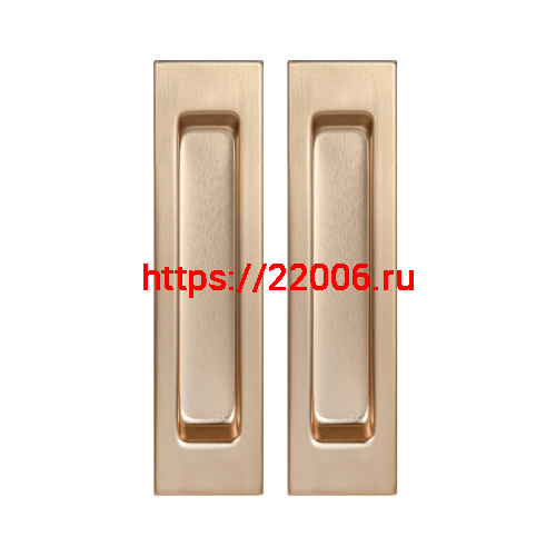 Ручка Punto (Пунто) для раздвижных дверей SH.SLQ152.010 (Soft LINE SLQ-010) SSG сатин.золото