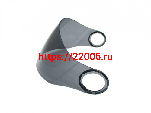 Стекло для мотошлема T-314, 316 серое Стекло для мотошлема T-314, 316 серое