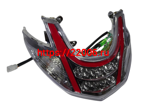 Стоп-сигнал скутер SPARK в сборе (059) фото 2 Стоп-сигнал скутер SPARK в сборе (059) фото 2