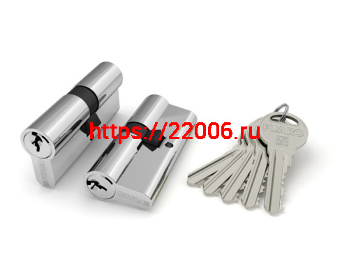Цилиндровый Fuaro (Фуаро) механизм R300/70 mm (30+10+30) CP хром 5 кл. Цилиндровый Fuaro (Фуаро) механизм R300/70 mm (30+10+30) CP хром 5 кл.