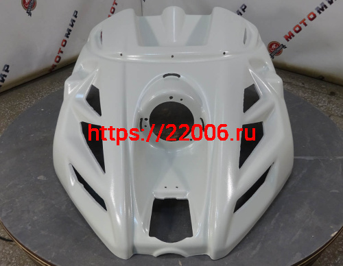 Капот Буран Т4 белый (верхняя часть капота) (110701021)  ЦЕНТРПЛАСТ (материал АБС пластик) фото 2