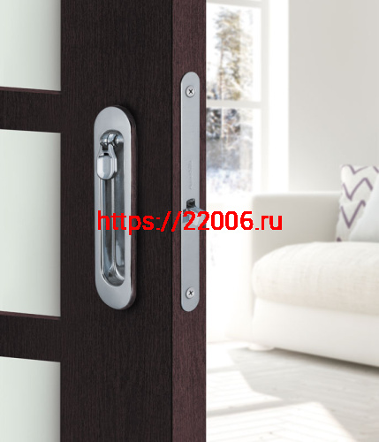 Набор Armadillo (Армадилло) для раздвижных дверей SH.LD152.KIT011-BK (SH011-BK) СP-8 хром фото 5