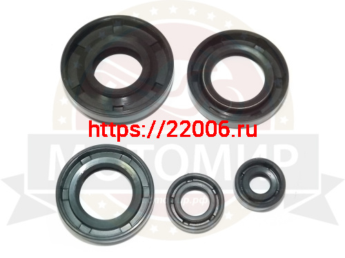 Набор сальников Муравей двигателя (5 шт.) фото 2 Набор сальников Муравей двигателя (5 шт.) фото 2