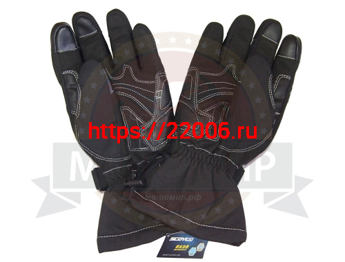 Перчатки SCOYCO (оригинал) МС-15В-2, черные, р-р M (сняты с пр-ва) фото 2