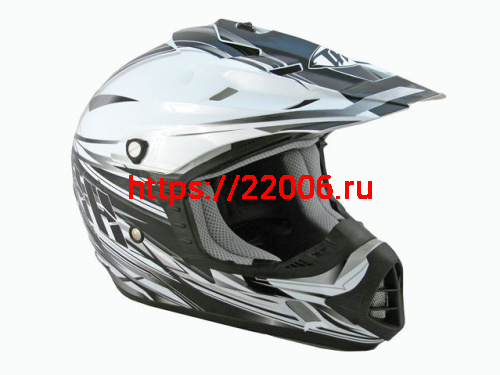 Мотошлем THH TX-12 №14 white/silver (M) детский