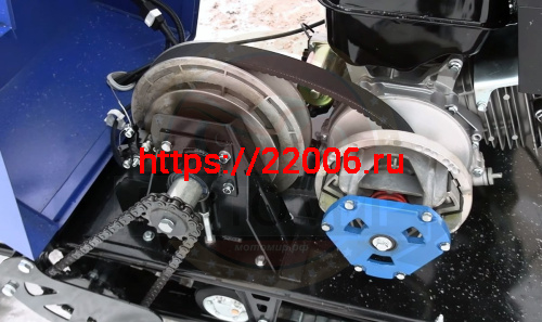 Мотобуксировщик с лыжным модулем 15 л.с., ЛИДЕР-2-3Т-15АП (3 тележки), АДАПТИВНАЯ ПОДВЕСКА фото 5