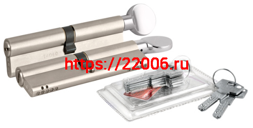 Цилиндровый Kale kilit (Кале килит) механизм перекодируемый 164 OBS BME-Z/80 (35+10+35) mm никель 5 кл.+ 2 кл. с верт. АКЦИЯ